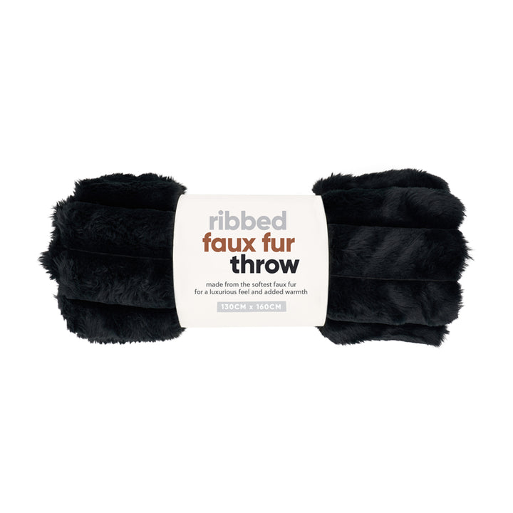 Throw - Ribbed Fur