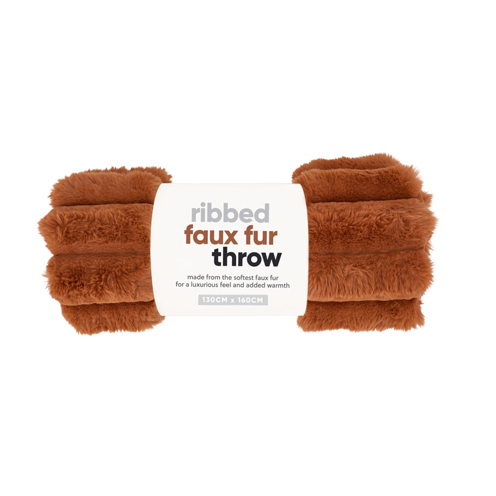 Throw - Ribbed Fur