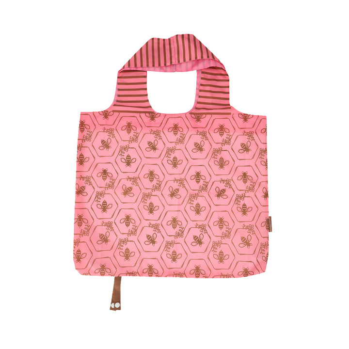 Shopping Tote - Pink Bee