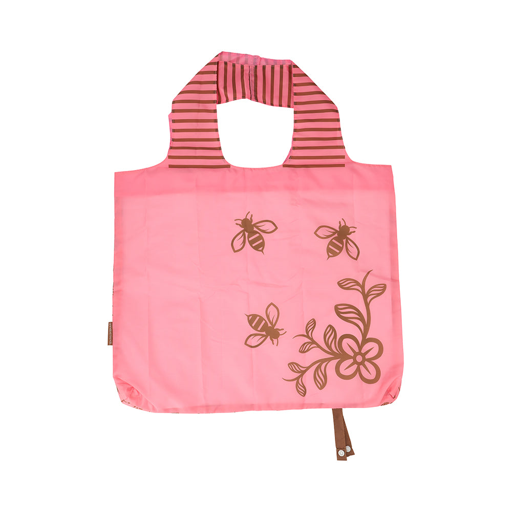 Shopping Tote - Pink Bee