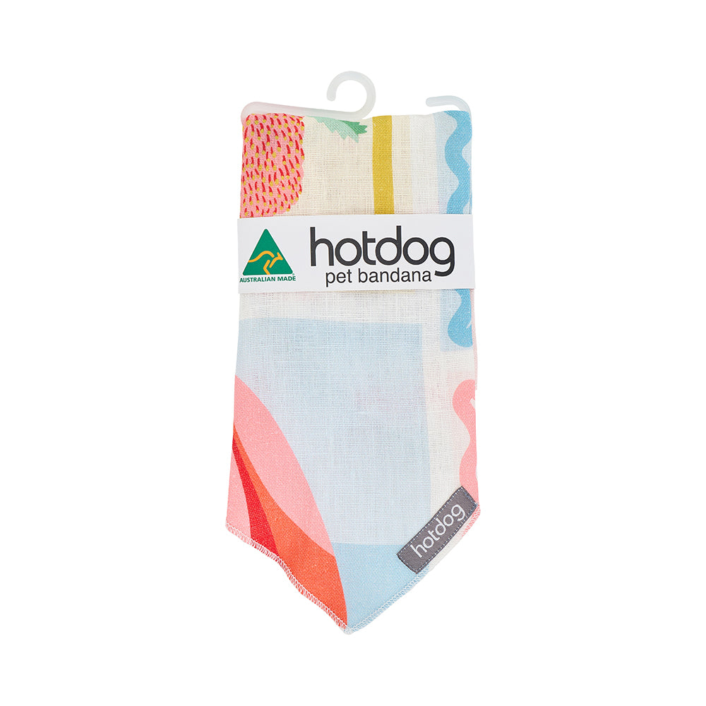 Christmas Holiday - Hot dog Bandana - xmas