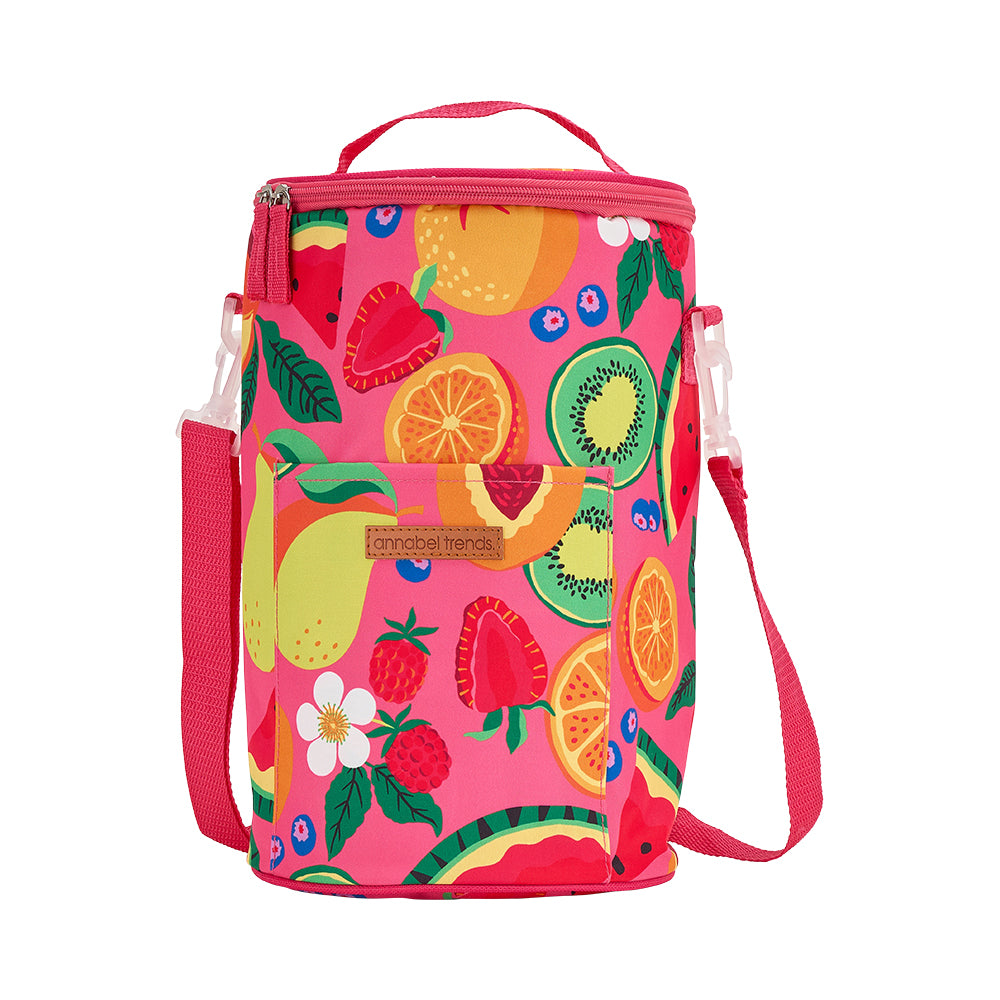 Tall Barrel Picnic Cooler Bag - Tropicana