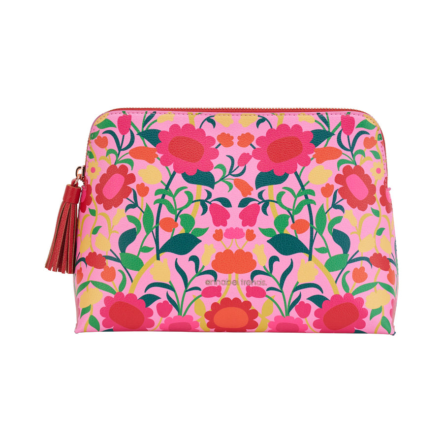 flower patch vanity bag