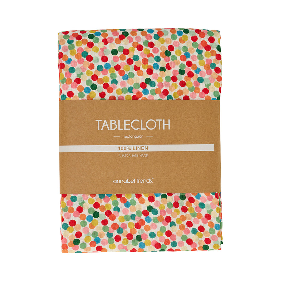 Confetti Linen Tablecloth