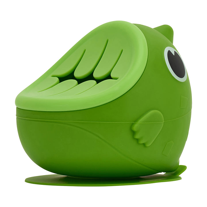 Silicone Snack Bowl Dino - green