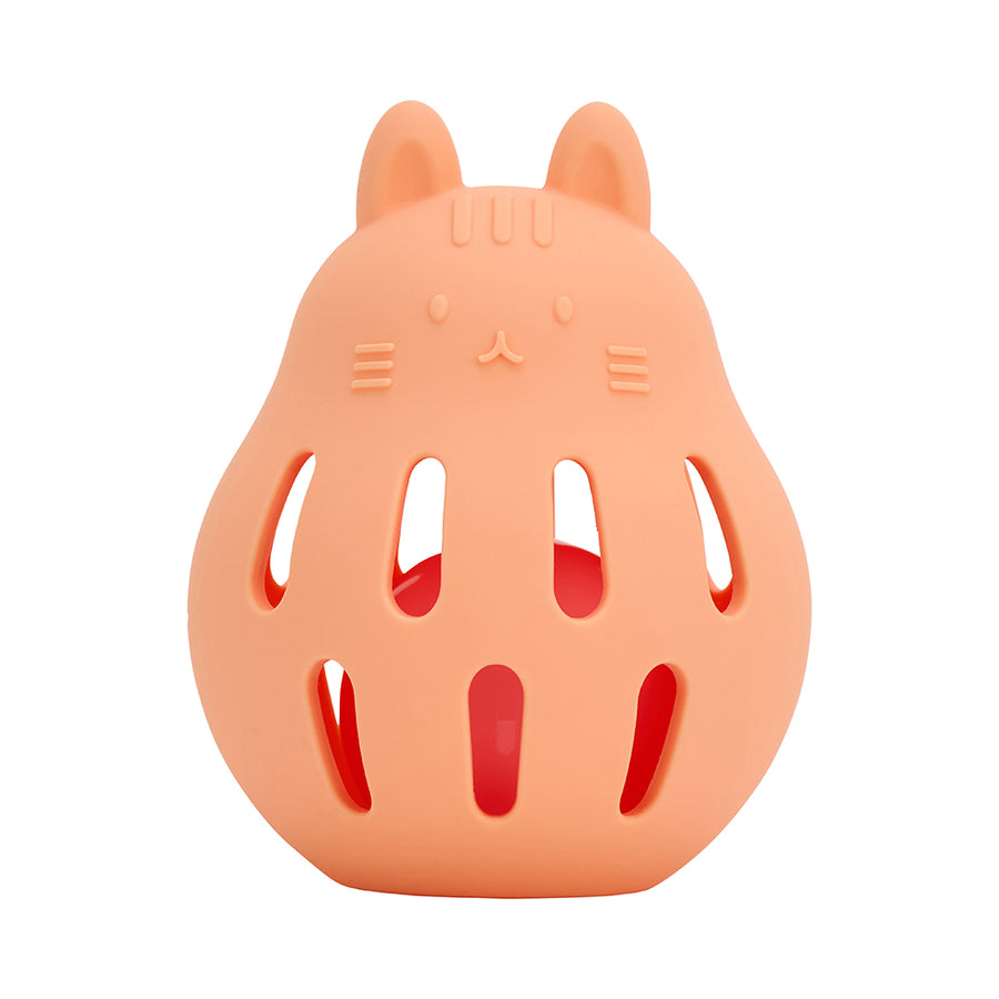 Silicone Roly Rattle - Cat
