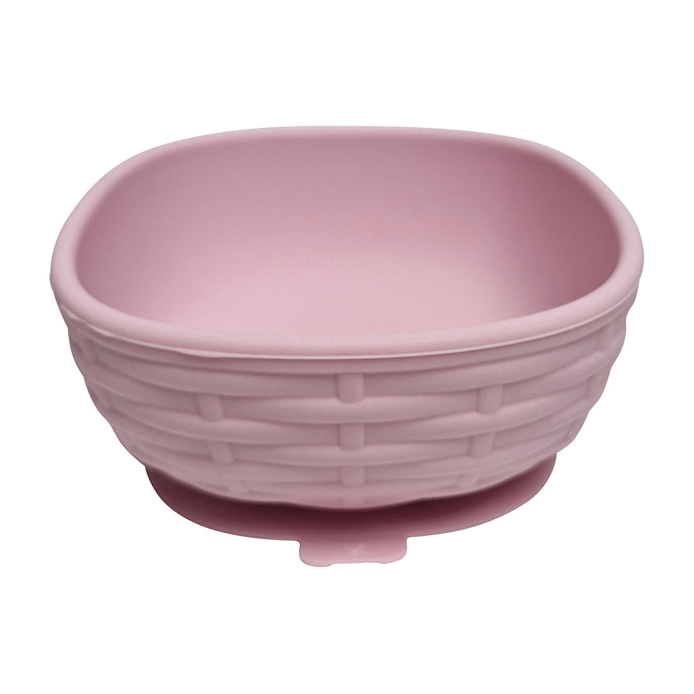 Silicone Rattan Dinner Set - Pink