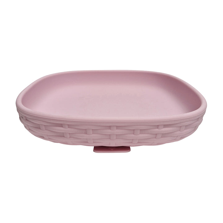 Silicone Rattan Dinner Set - Pink