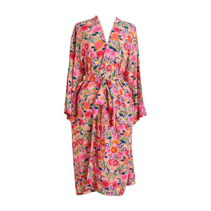 Kimono Robe - Flower Patch