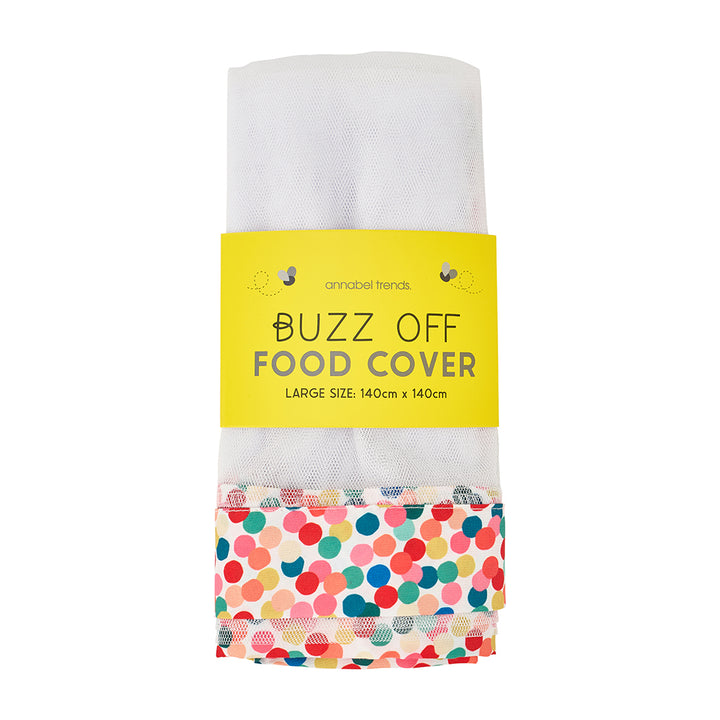 Buzz Off Food Cover Large- Confetti