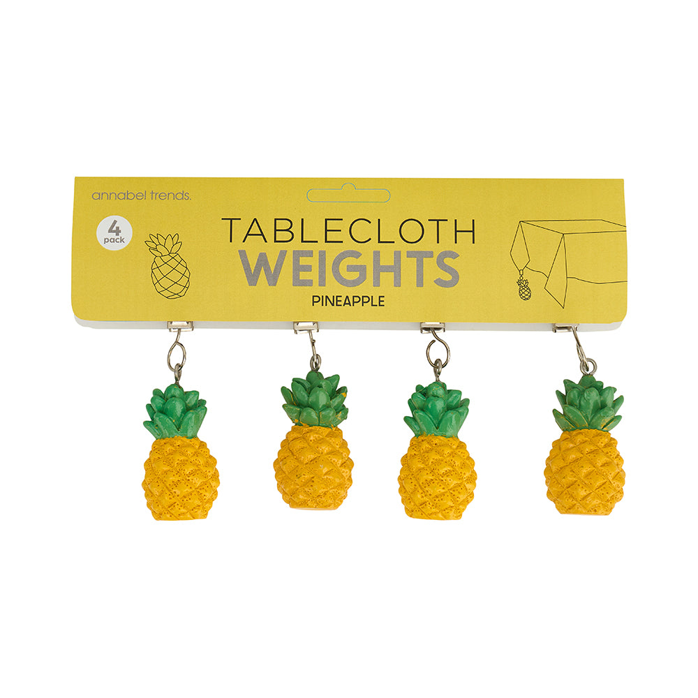 Tablecloth Weights - Clip on - Pineapple