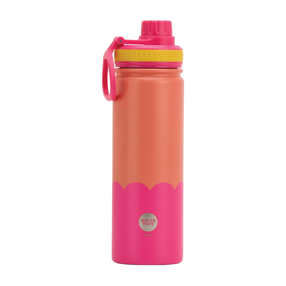 Watermate - Wave Edition - 600ml - Orange & Hot Pink