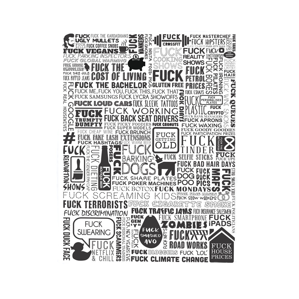 F word Tea Towel. 2024