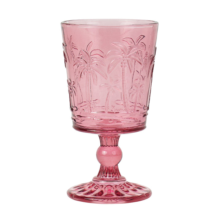 Pink-Palm-Glassware-goblet