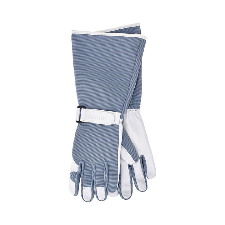 Sprout long sleeve gloves - dusty blue