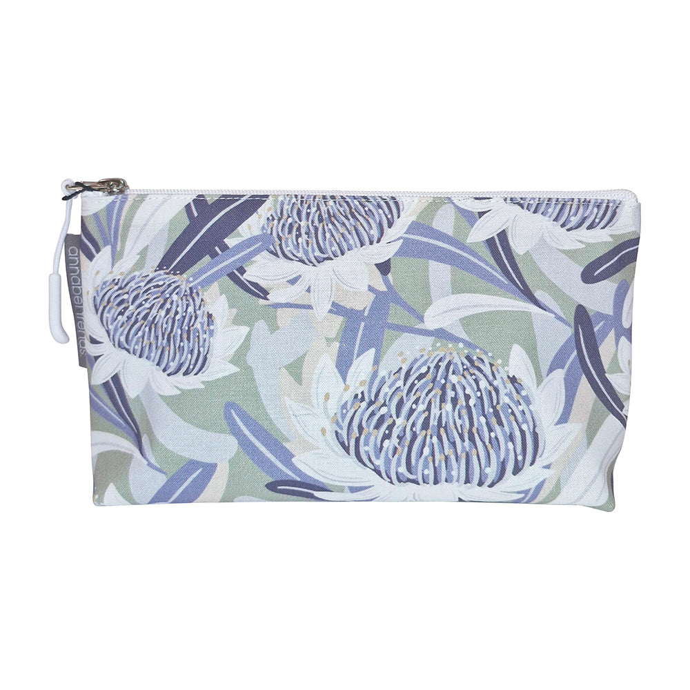 Waratah Blue - Cotton - Cosmetic Bags