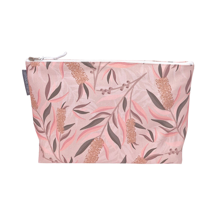 Bottlebrush light - cotton - cosmetic bag