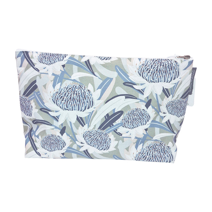 Waratah Blue - Cotton - Cosmetic Bags