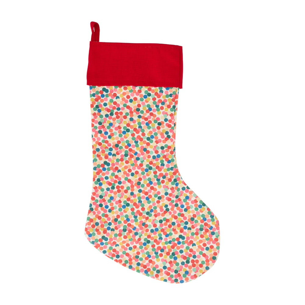 xmas stocking - confetti