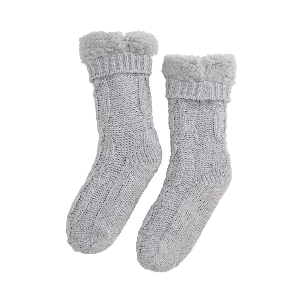 sherpa-lined-chenille-lounge-socks-grey