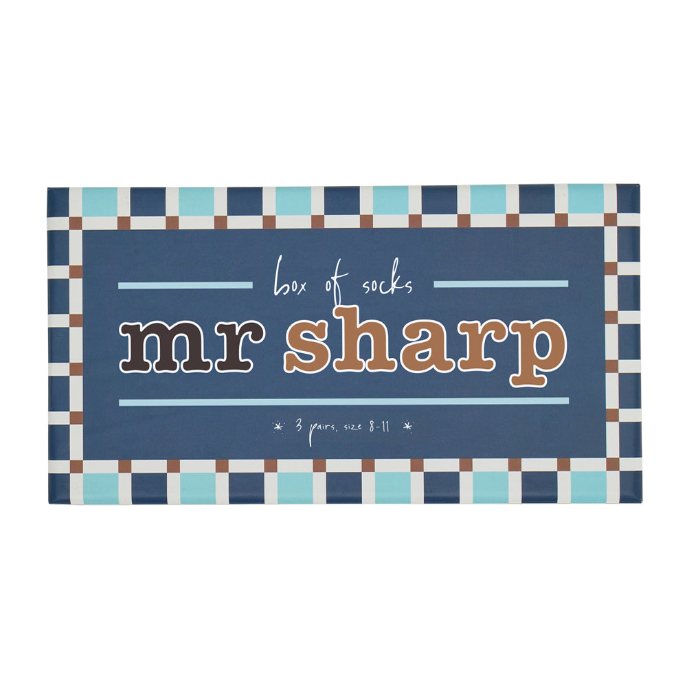 Mr. Sharp Boxed Socks