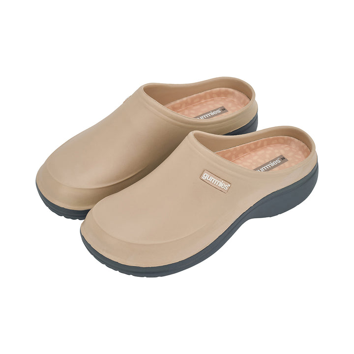 Taupe Gummies Clogs