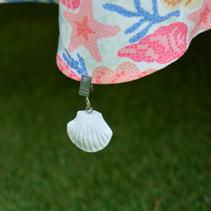 Annabel Trends - Tablecloth weights - tropicana - fruity - shell - weighted clips