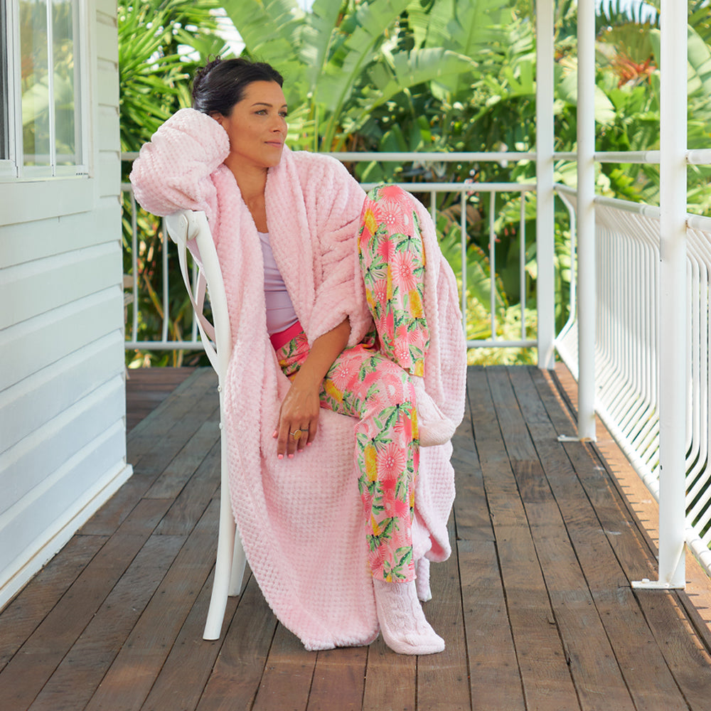Bath Robe - Cosy Luxe Waffle – Annabel Trends