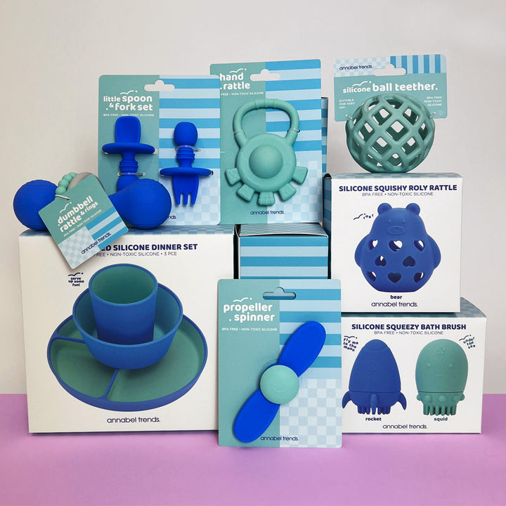 Anaabel Trends - Silicone Kids Range - blue/aqua