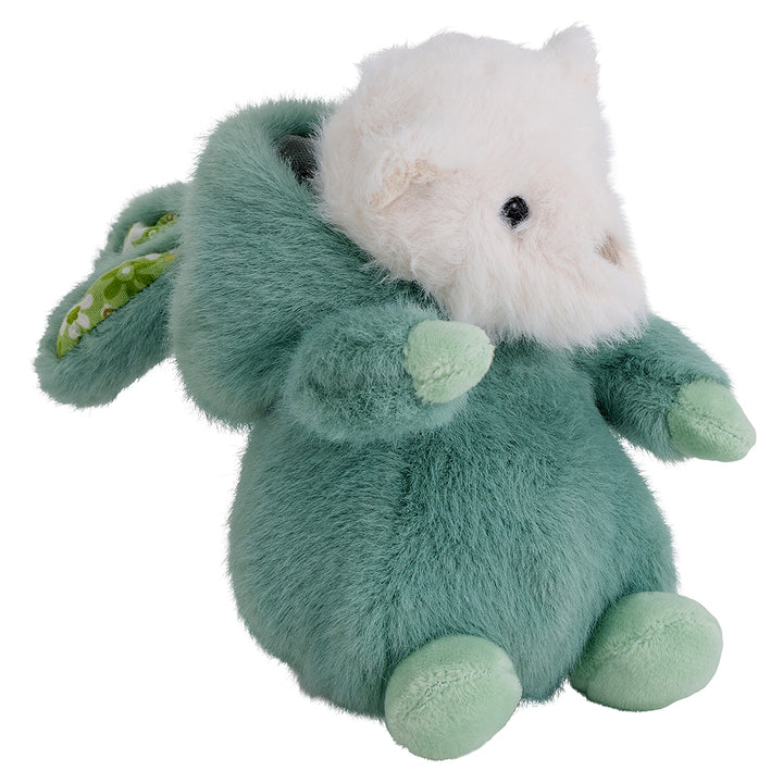 Plush bunny bear green