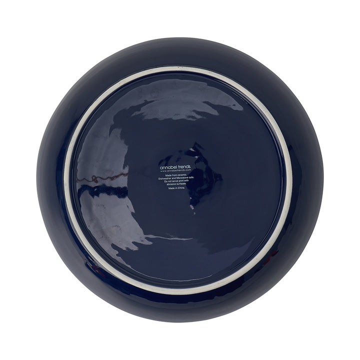 ceramic bowl navy native