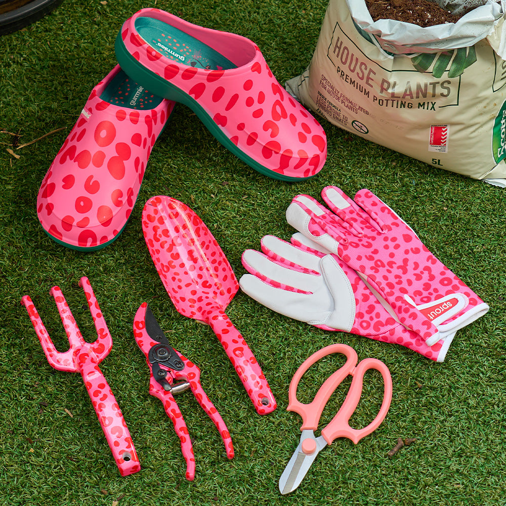 garden tools cheetah gummies garden gloves sprout