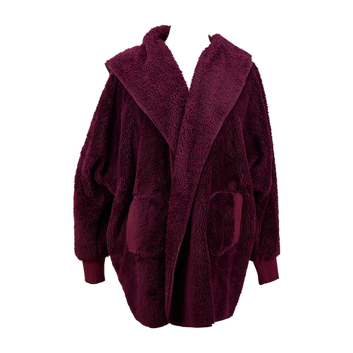 cosy luxe cardi robe mulberry