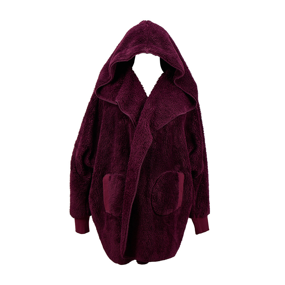 cosy luxe cardi robe mulberry