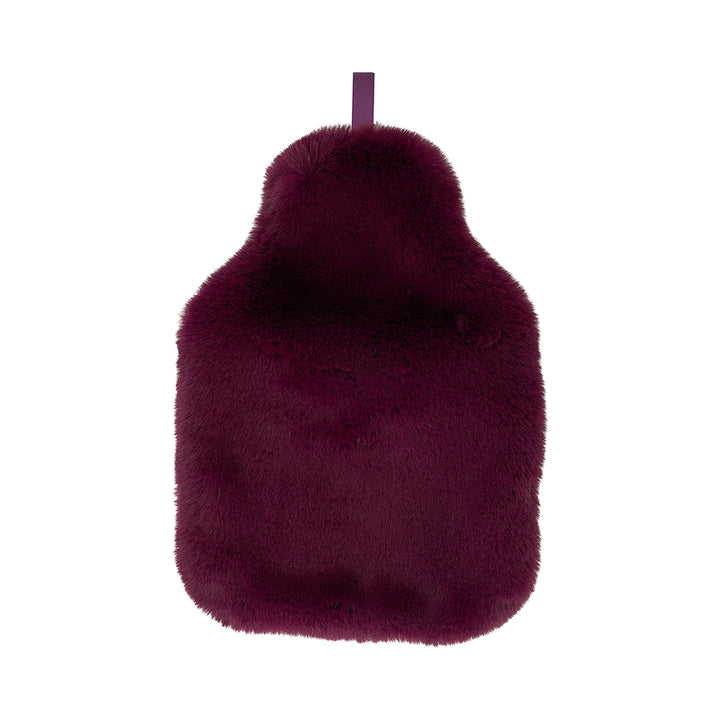 cosy luxe mulberry hot water bottle cover