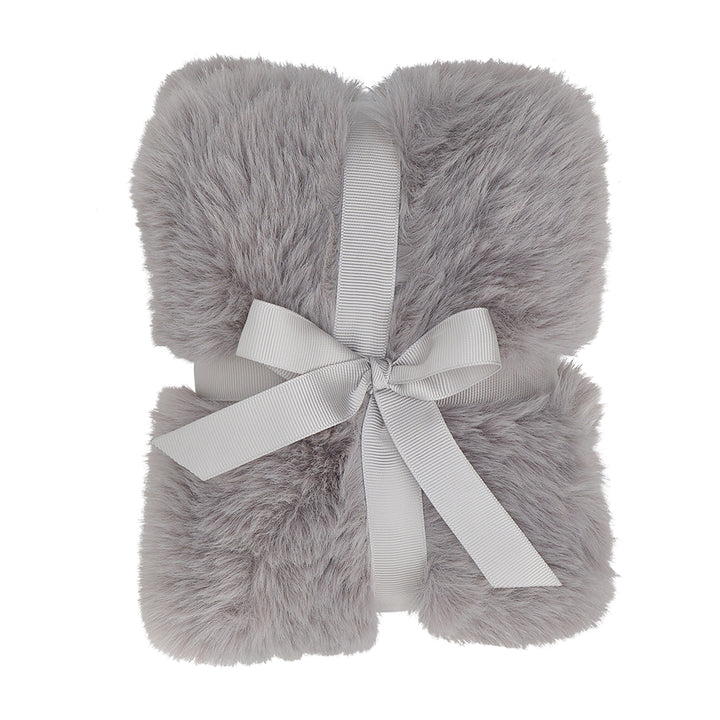 cosy luxe heat pillow grey