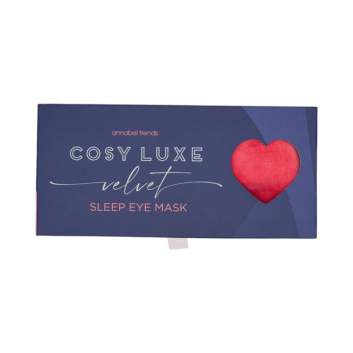 velvet cosy luxe eye mask Pink Crush