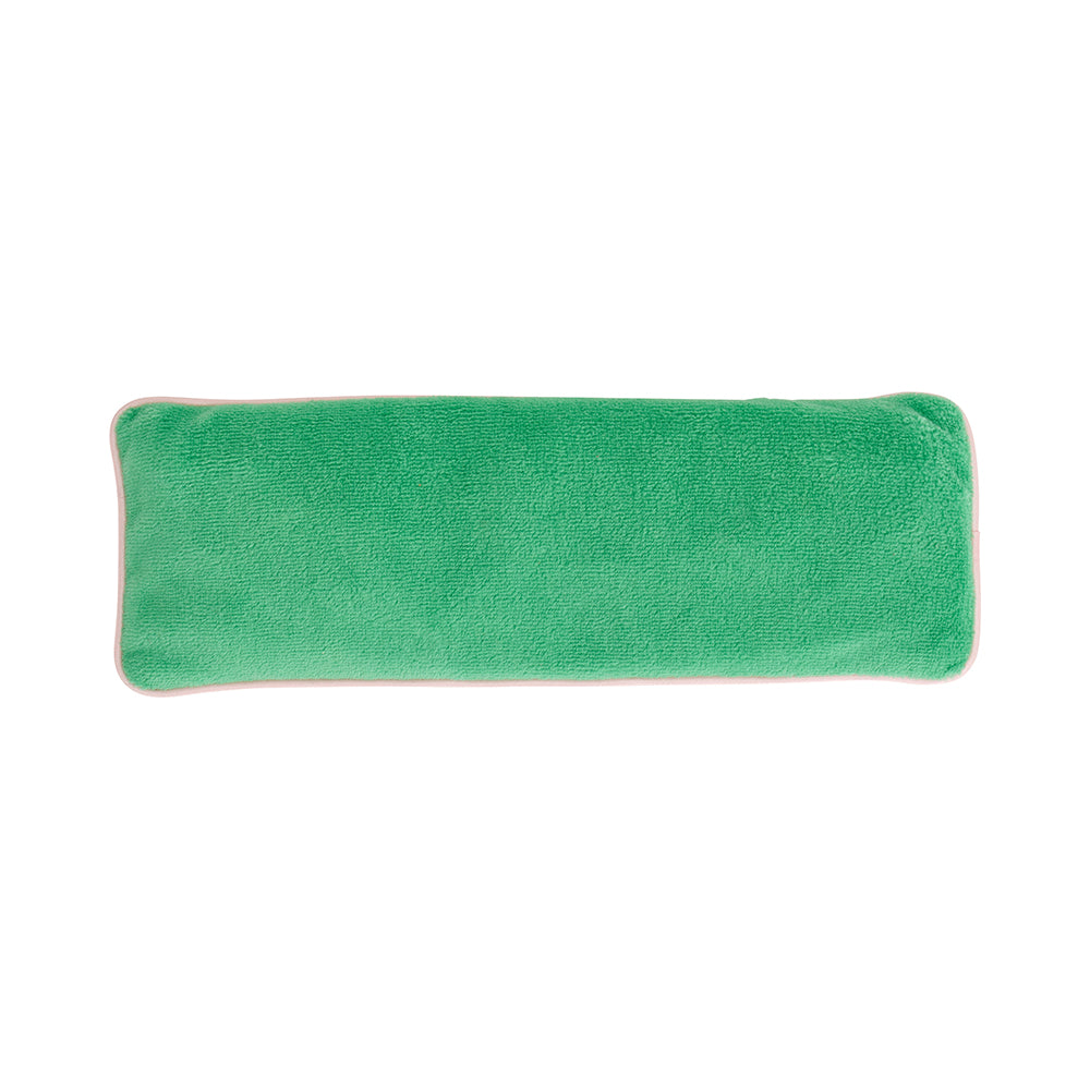 velvet cosy luxe eye rest pillow meadow green