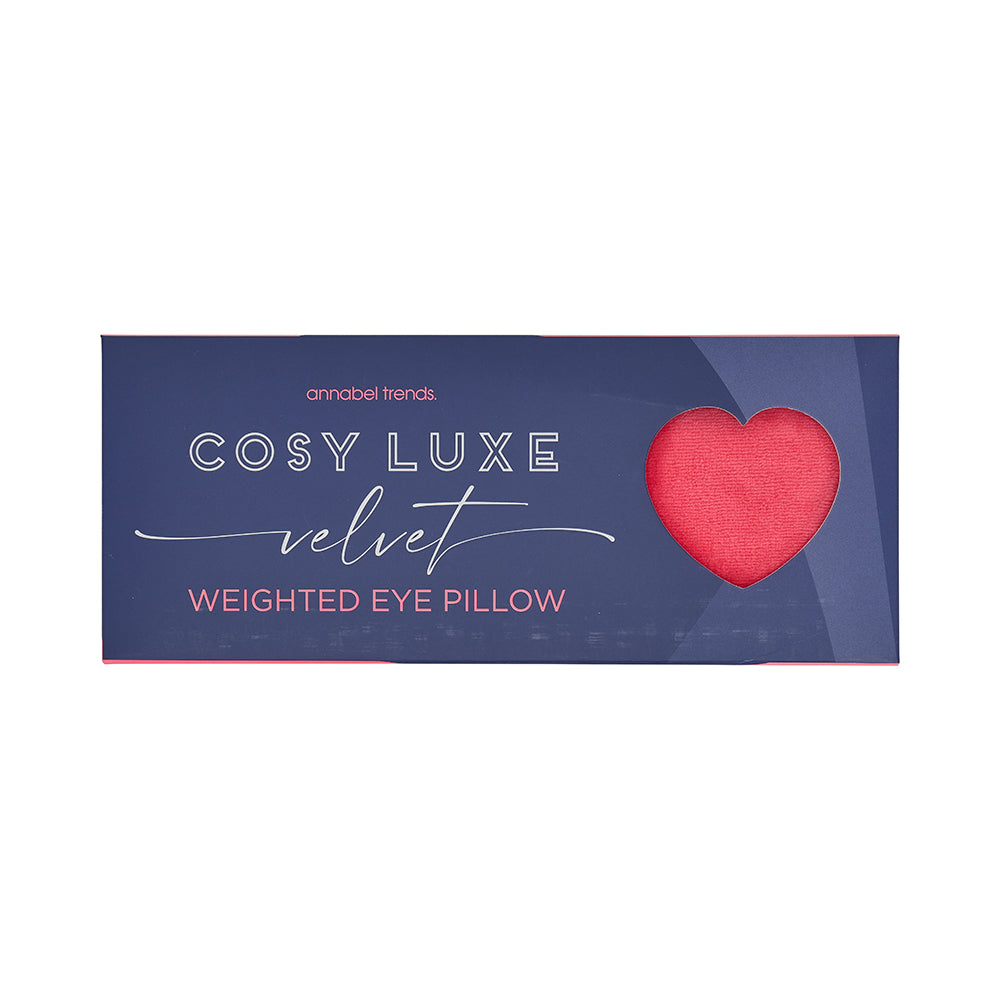 velvet cosy luxe eye rest pillow pink crush