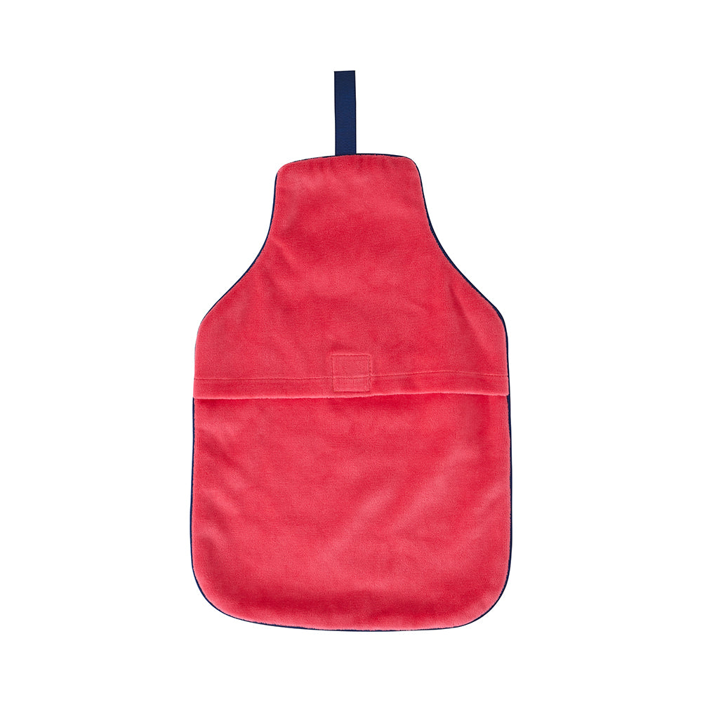 velvet hot water bottle cover pink crush