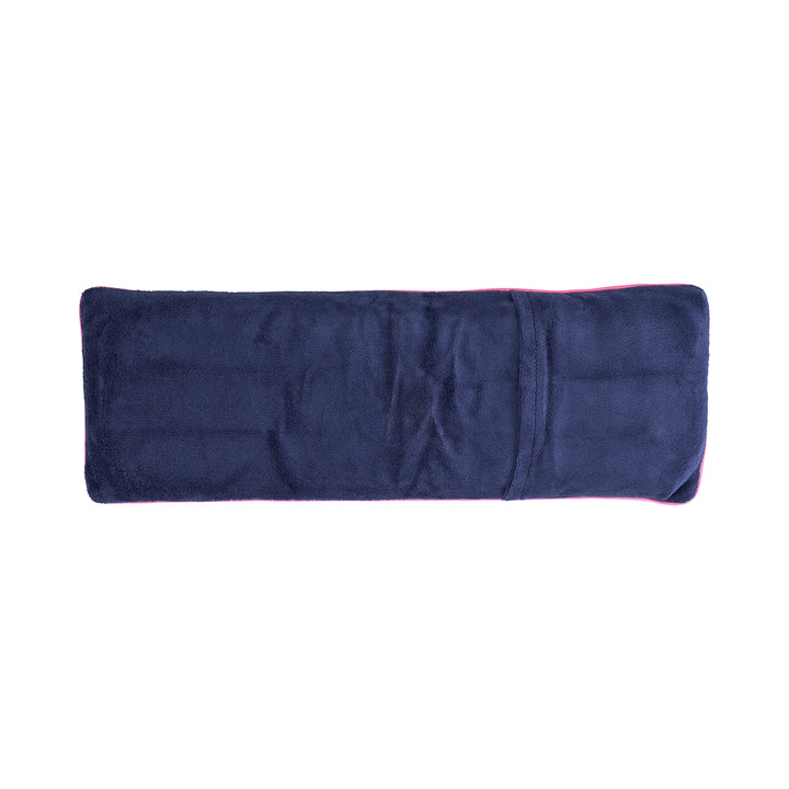 velvet heat pillow cosy luxe sapphire blue