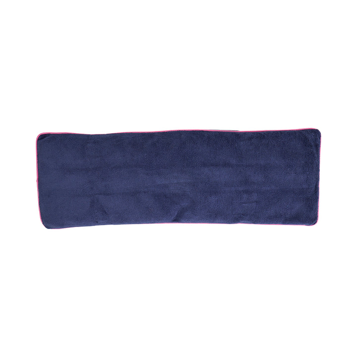 velvet heat pillow cosy luxe sapphire blue