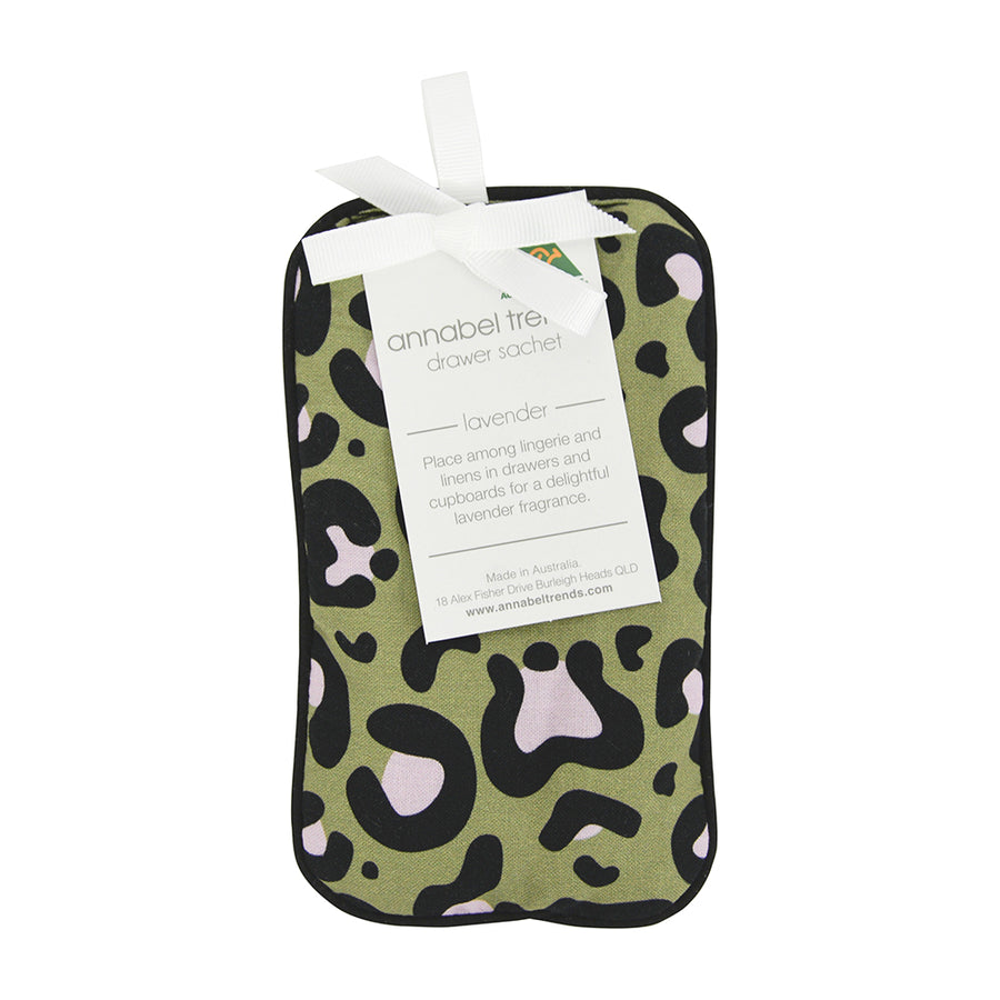 Ocelot pink khaki drawer sachet