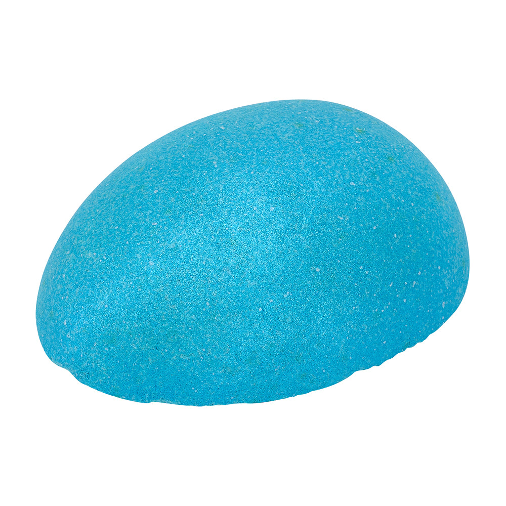 blue hot chocolate egg bath fizzer