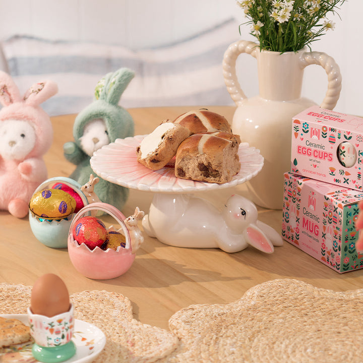 Easter-Ceramics-platter-cake-stand-mug-egg-cups-bunny-bear