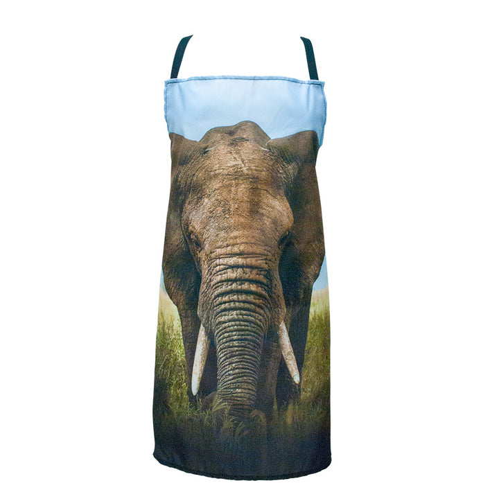 elephant print apron