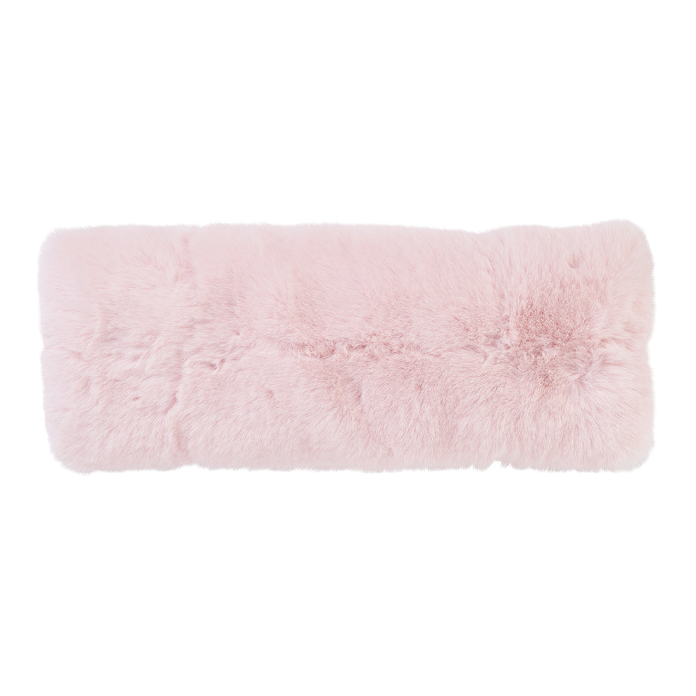 annabel trends cosy luxe pink quartz heat pillow