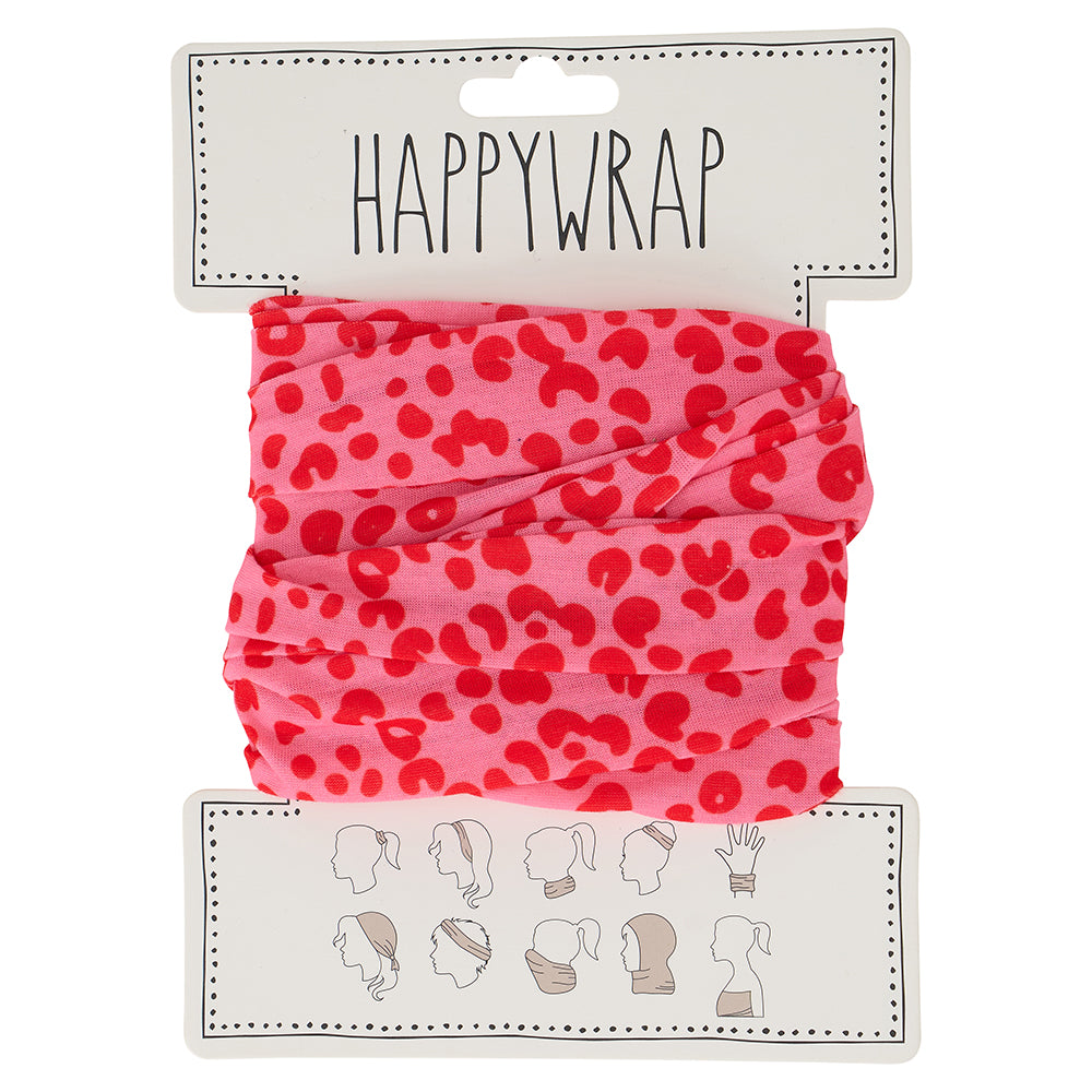 happywrap cheetah spot pink