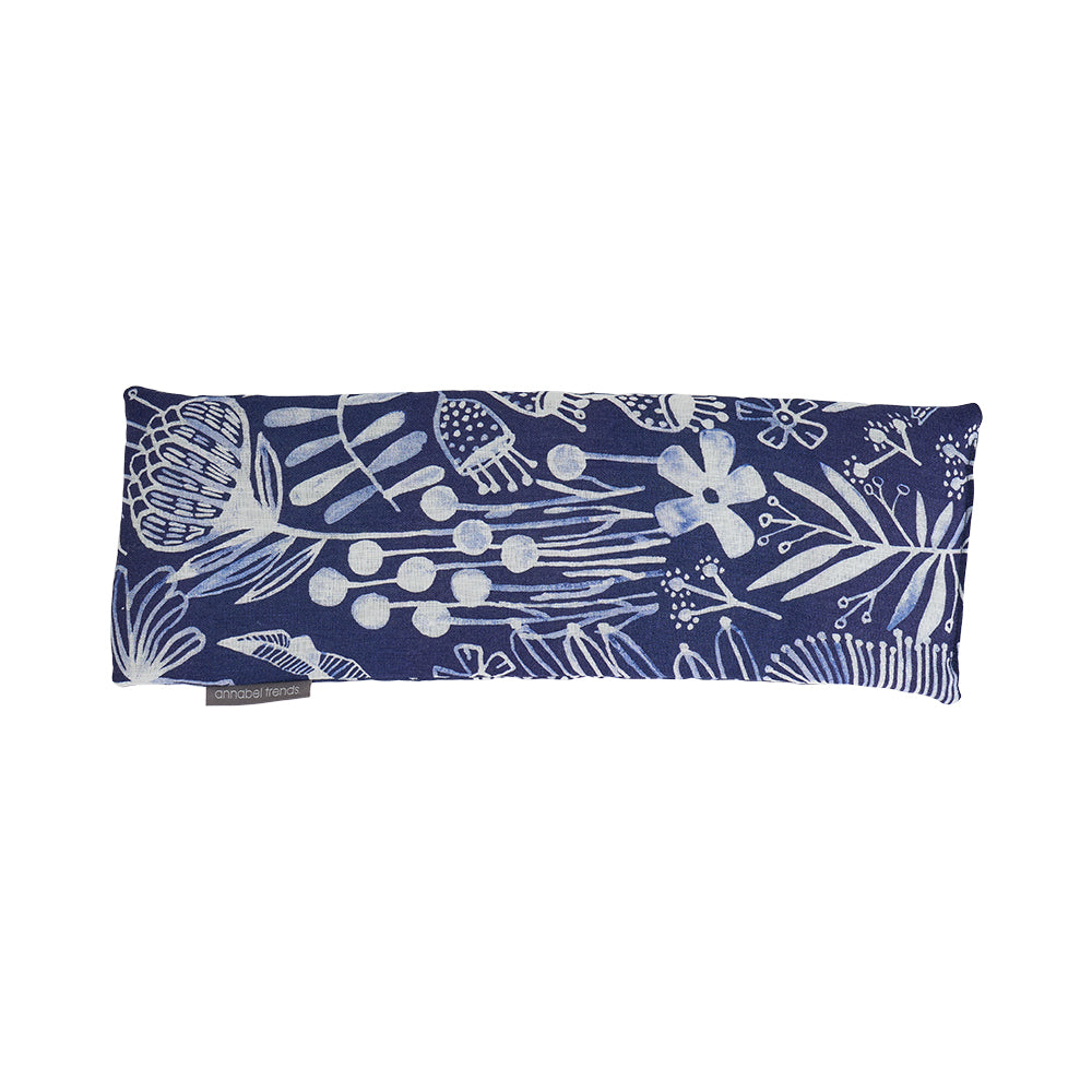 navy native heat pillow linen