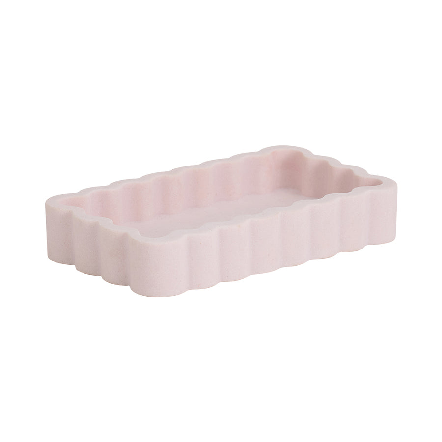 marble trinket tray pink